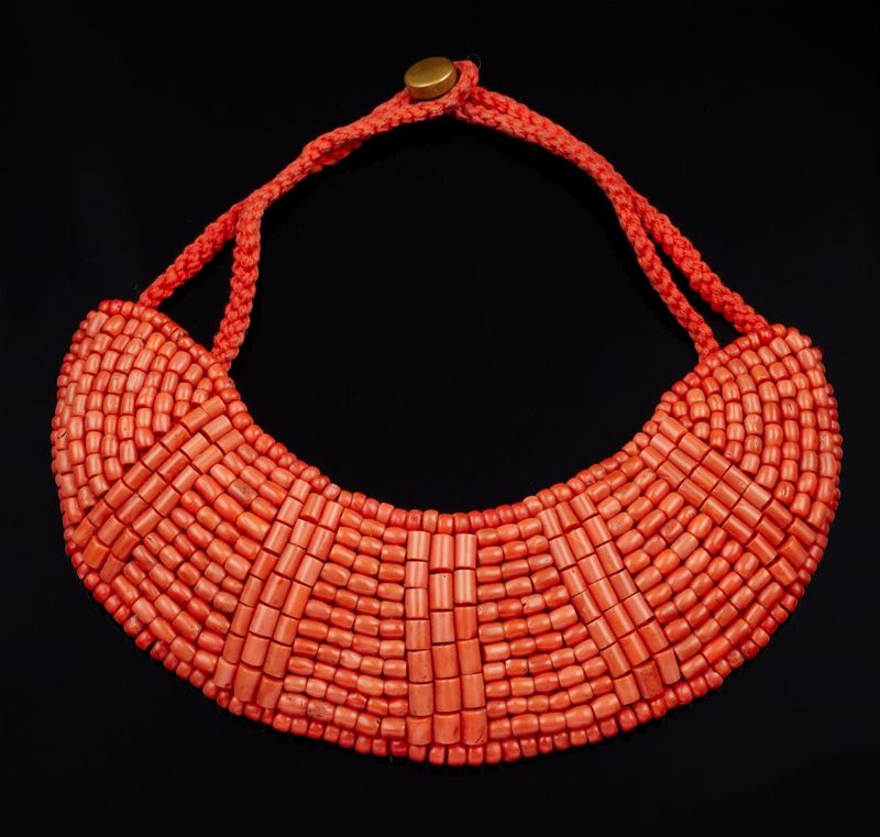 Pettorale in corallo  - Auction Jewels and Corals | Time Auction - Cambi Casa d'Aste
