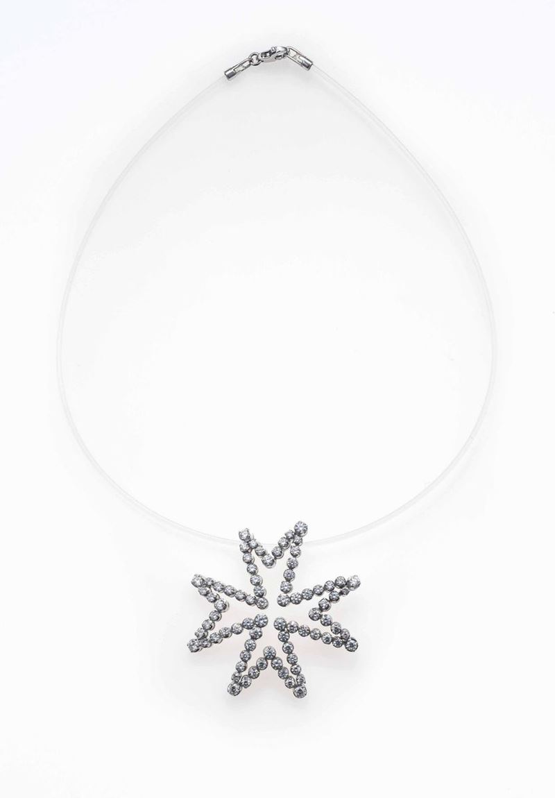 Pendente con diamanti  - Auction Jewels - Time Auction - Cambi Casa d'Aste