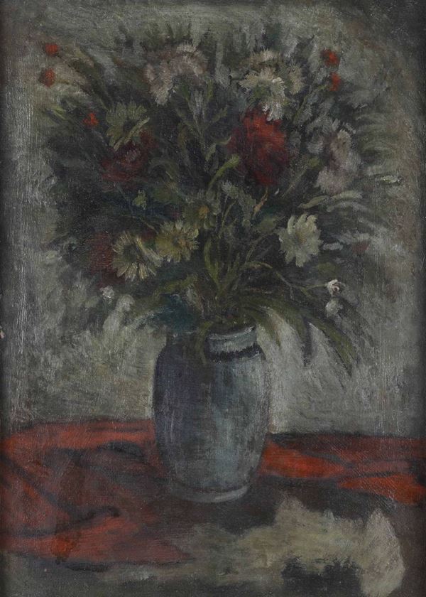 Giulio Benzi (1907-1955) Vaso di fiori, 1947