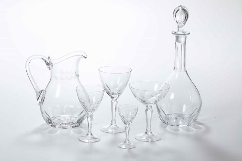 Servizio di bicchieri da 8 composto da 44 pezzi  - Asta Antiquariato II - Asta a Tempo - Cambi Casa d'Aste