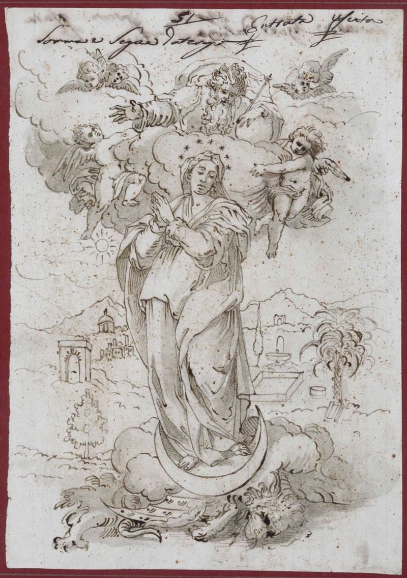 Scuola italiana del XVIII secolo Immacolata Concezione  - Auction Old Master Paintings - Cambi Casa d'Aste