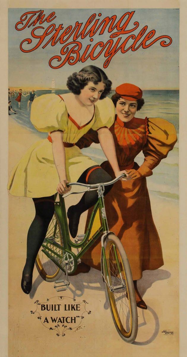 A.Reckziegel : THE STERLING BICYCLE – BUILT LIKE A WATCH  - Auction Vintage Posters - Cambi Casa d'Aste