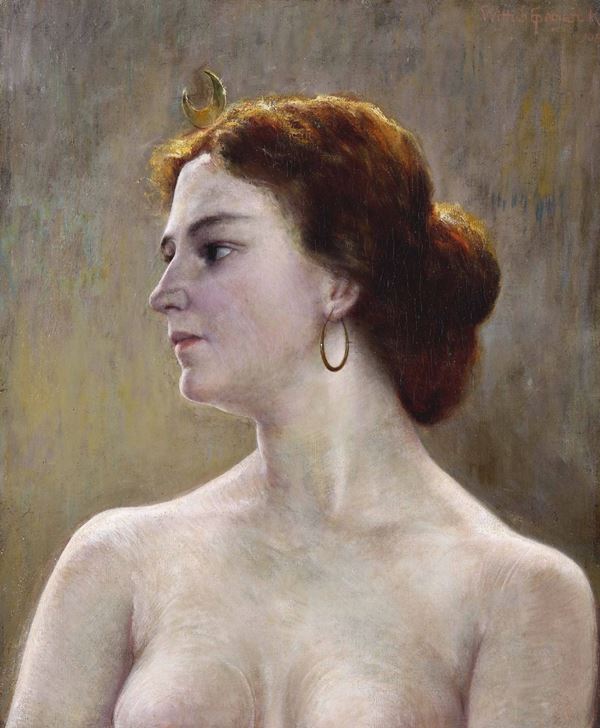 Karoli Wittich-Eperjesi (1872-?) Ritratto di Lina Cavalieri, 1908