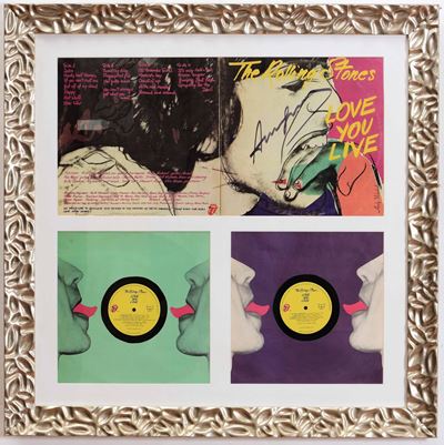 Plexiglass con Doppia Copertina Rolling Stones