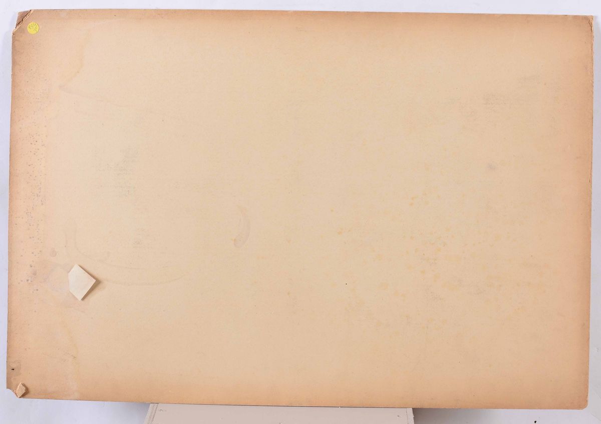 Lotto di Cinque Antichi Disegni Applicati su Cartone Dall’orlando Furioso