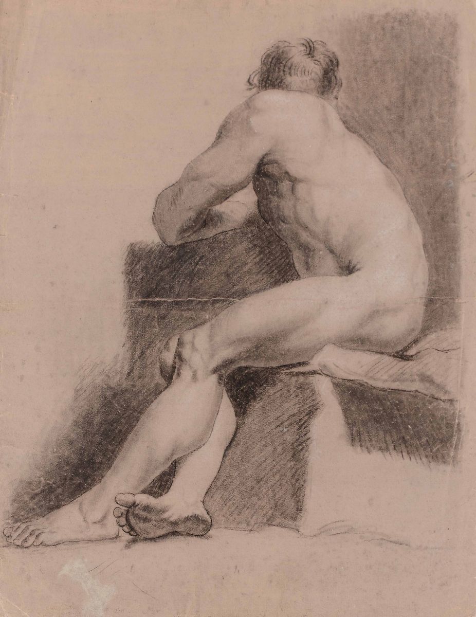 Pietro Vincenzo Mosca (1800-1876)studi di Nudo