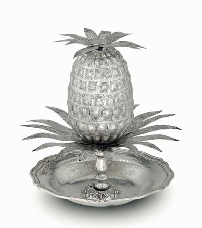 Ananas in Argento 925. Perù XX Secolo
