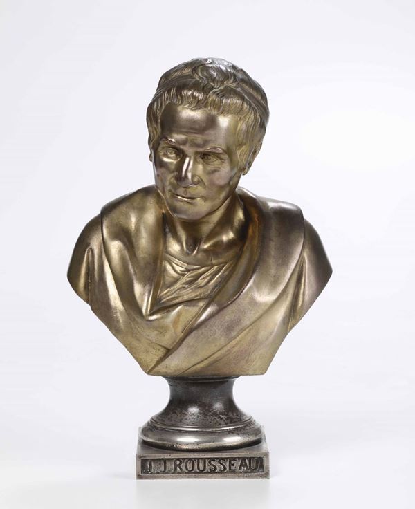 Emile Guillemin (1841 - 1907) Busto di J.J Russeau