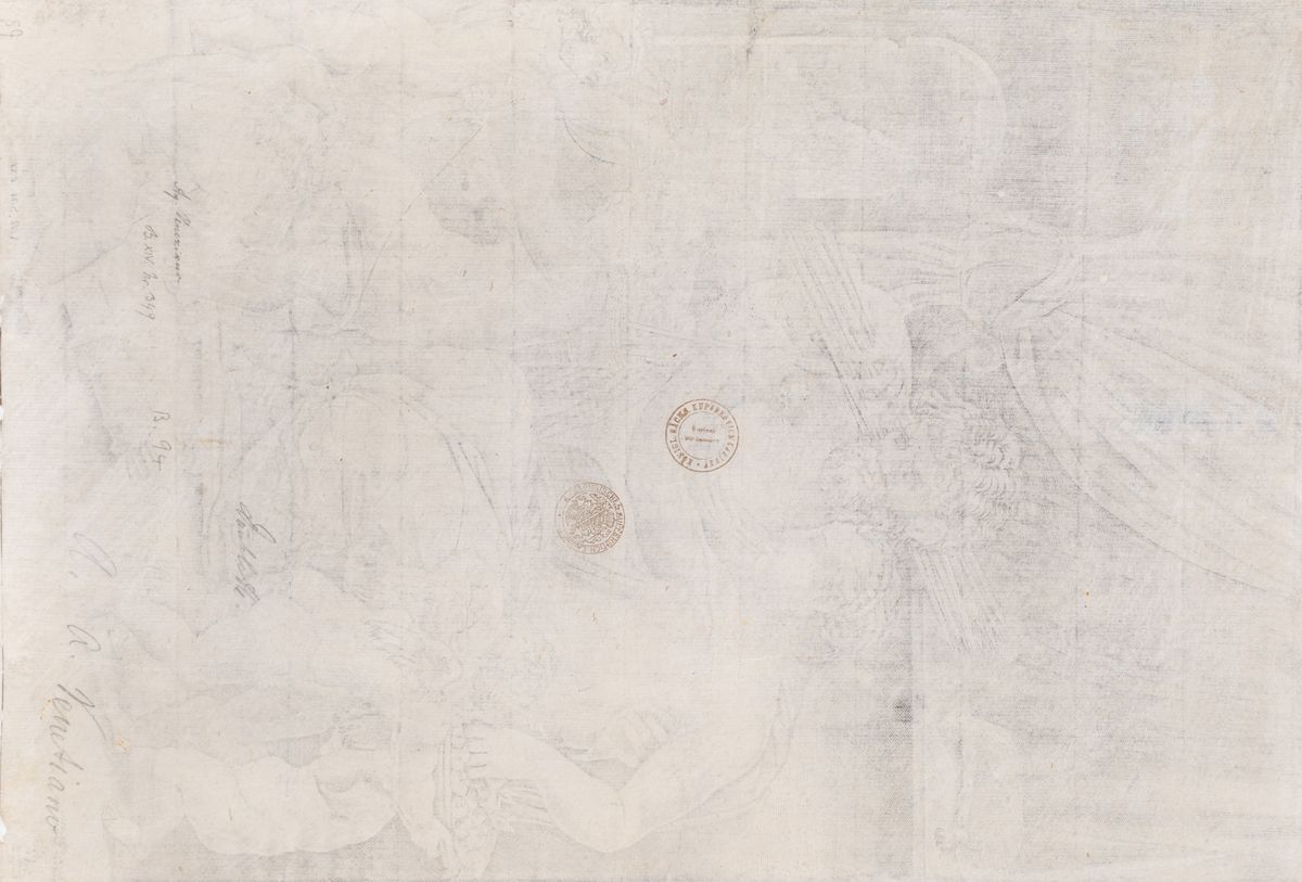 Agostino De Musi Detto Veneziano (venezia, 1490 Ca. – Roma, 1540 Ca.)venere e Vulcano con Amorini