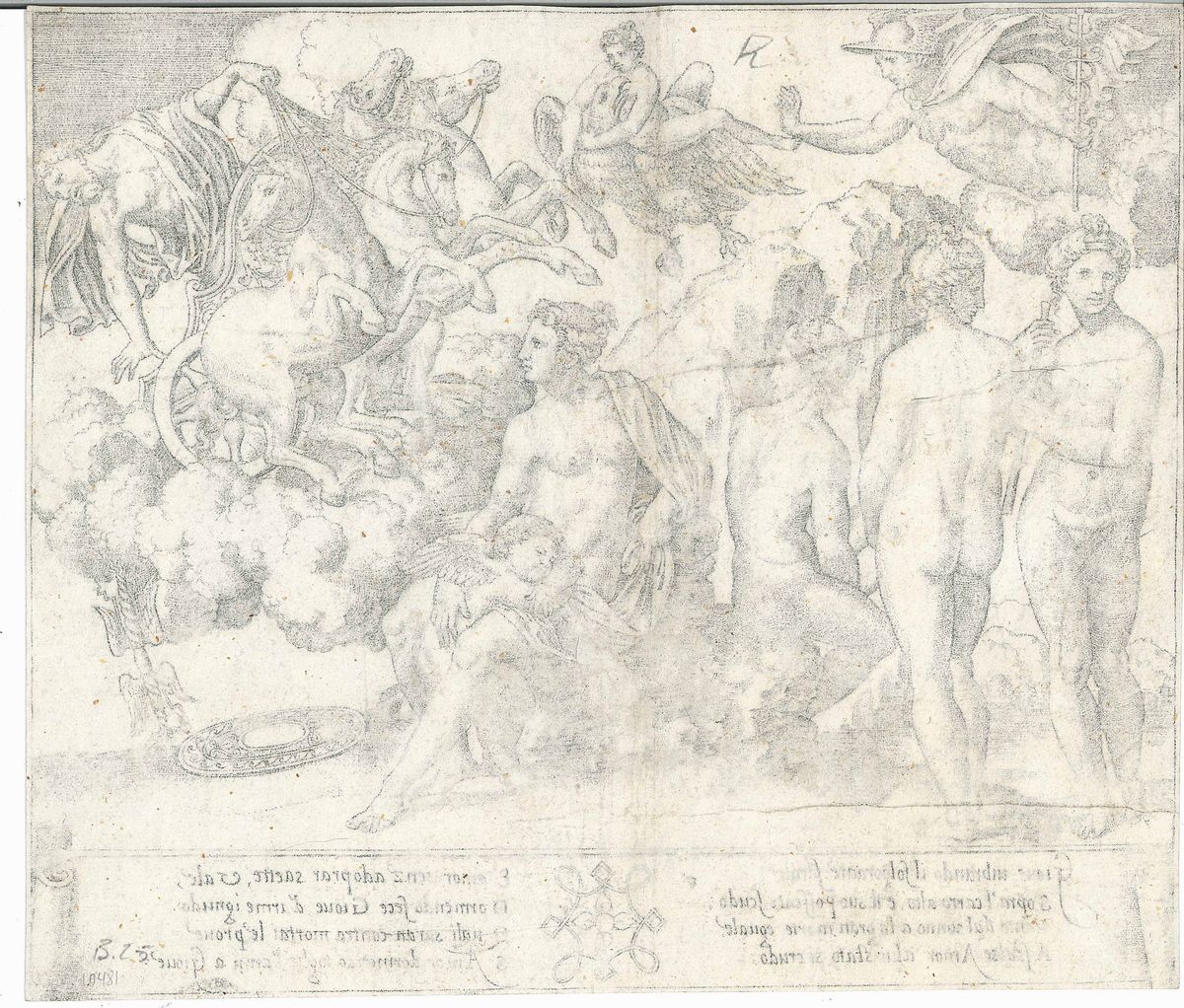 Bernardo Daddi Detto Maestro del Dado (1512- Roma, 1570)giove e Ganimede
