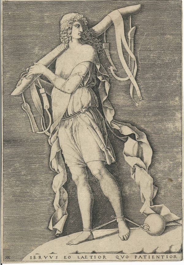 Adamo Scultori (Mantova, 1486 - 1557) Allegoria della servitù