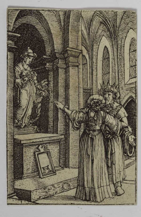 Albrecht Altdorfer (1480 circa – Ratisbona, 1538) L'idolatria di Salomone