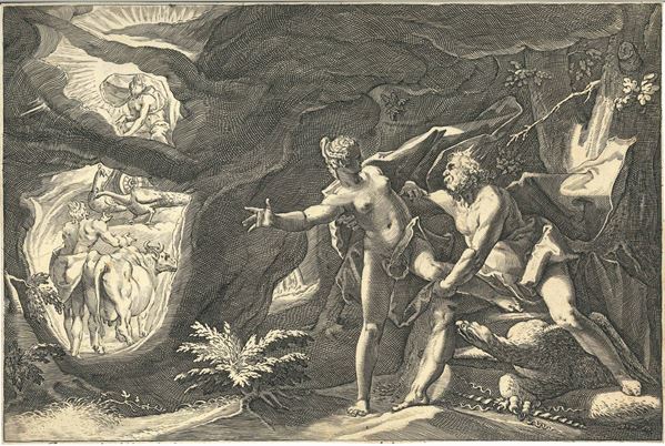 Hendrick Goltzius (Venlo, 1558 – Haarlem, 1617) Giove e Io