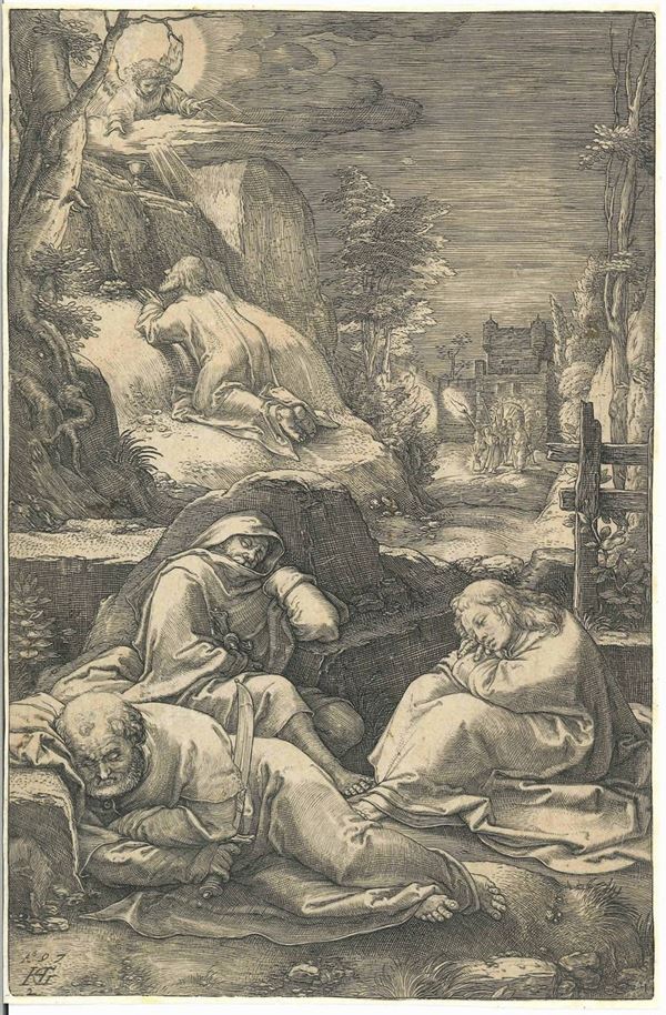 Hendrick Goltzius (Venlo, 1558 – Haarlem, 1617) L'agonia nell'orto