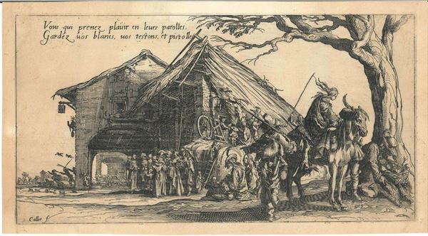 Jaques Callot (Nancy 1592-1635) La sosta degli zingari