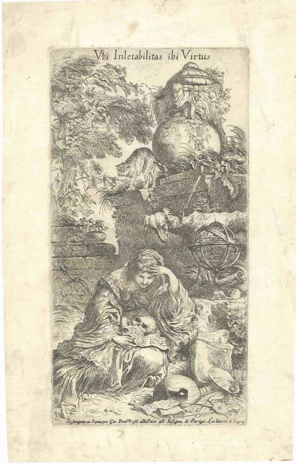 Giovanni Benedetto Castiglione detto il Grechetto (Genova 1609 - Mantova 1664) La Malinconia