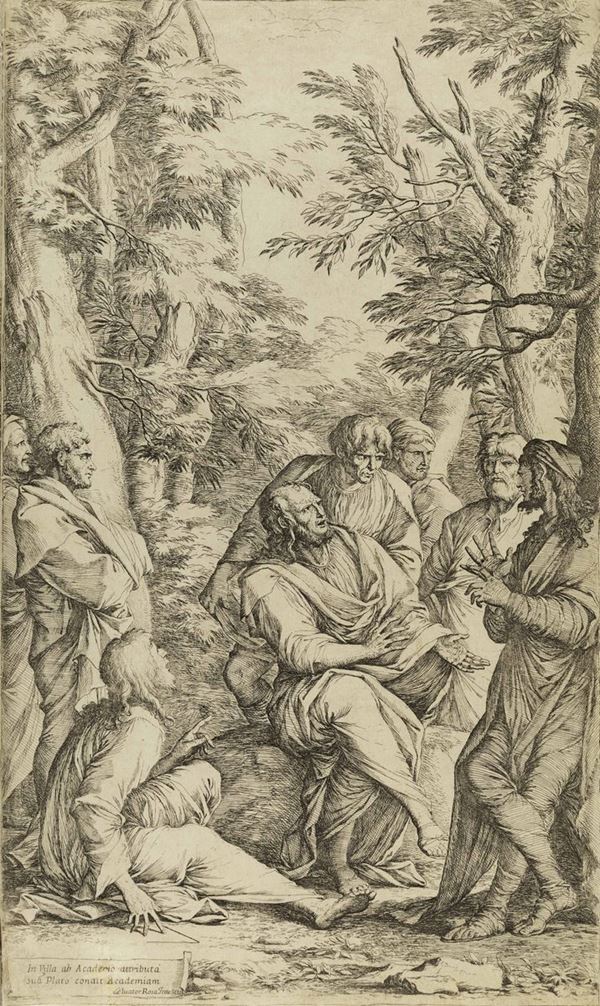 Salvator Rosa (Napoli 1615 - Roma 1673) L'Accademia di Platone