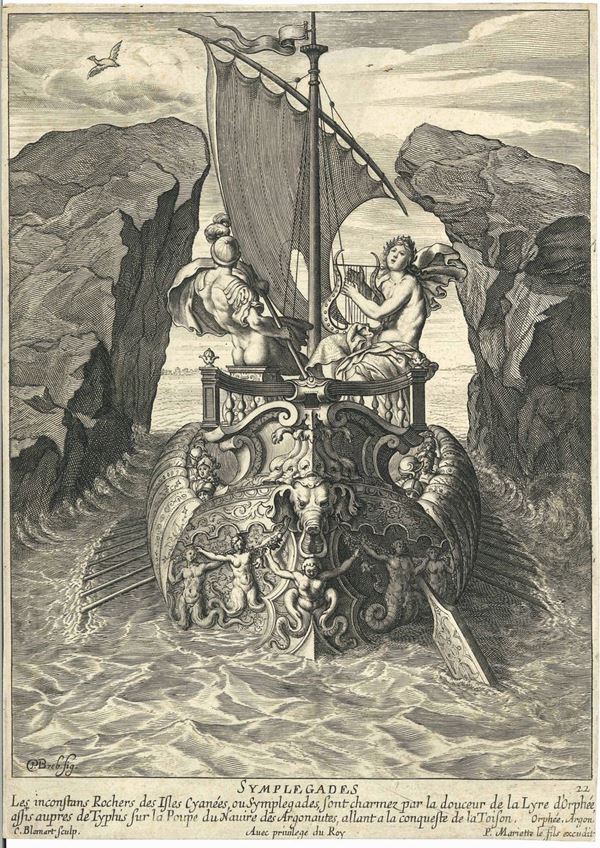 Cornelis Bloemaert (Utrecht, 1603 circa – Roma, 1692) Simplegadi