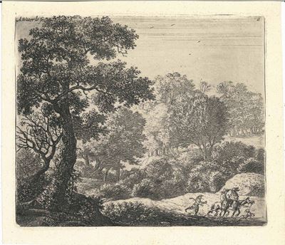 Anthoine Waterloo (lille 1609 Circa - Utrecht 1690)due Cavalieri