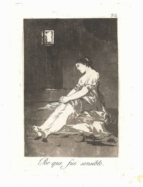 Francisco José de Goya y Lucientes (Fuendetodos 1746 - Bordeaux 1828) Por que fue sensible