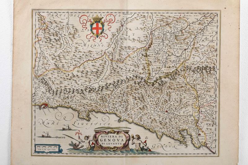 Blaeu, Joan Riviera di Genova di Levante..Amsterdam,1664-1665  - Auction Engravings, Views, Maps and Rare Books - Cambi Casa d'Aste