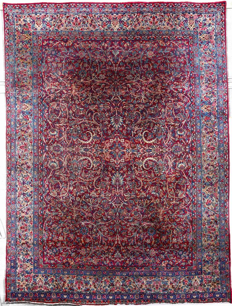 Tappeto Kirman, Persia prima metà XX secolo  - Auction Carpets - Time Auction - Cambi Casa d'Aste