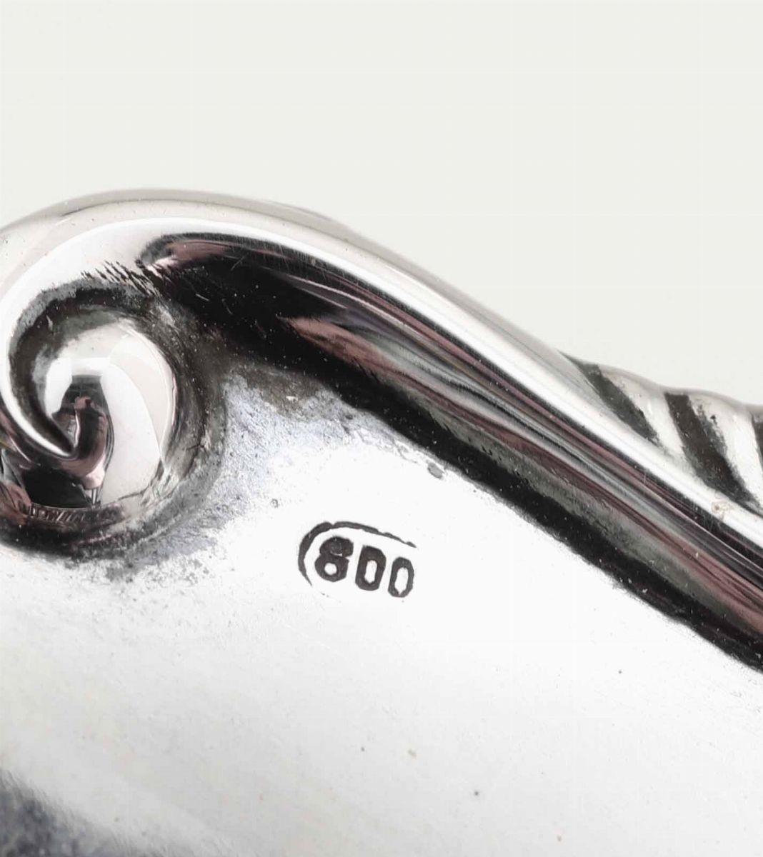 Cestino e Centrotavola in Argento. Bollo con Fascio Littorio in Uso dal 1935 al 1945. Argentiere ...