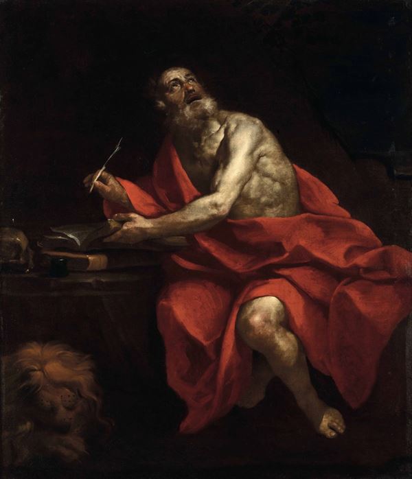 Orazio De Ferrari (Voltri 1605 - Genova 1657) San Gerolamo