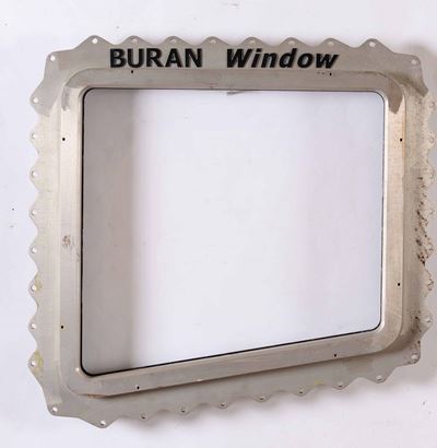 Finestrino del Prototipo di Navetta Spaziale Buran, Progetto Sviluppato tra il 1976 ed il 1992
