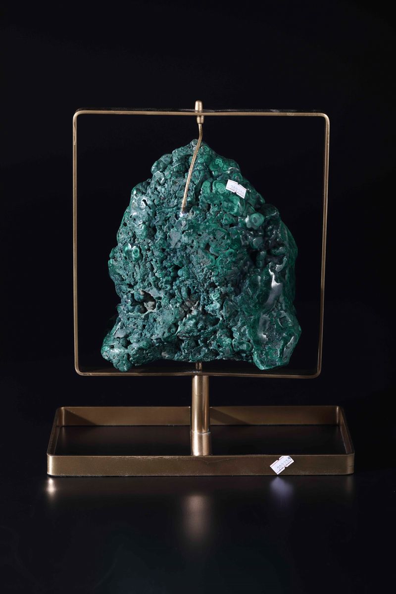 Malachite su Base Dorata