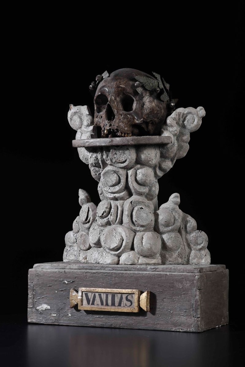 Vanitas in Legno Scolpito, XX Secolo