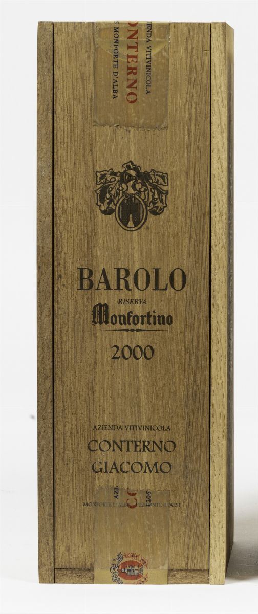 Giacomo Conterno, Barolo Riserva Monfortino  - Auction Rare and Collectors' Wines and Spirits - Cambi Casa d'Aste