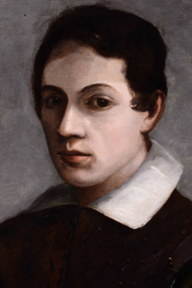 Lodovico Lana (codigoro 1597 - Modena 1646)ritratto di Artista