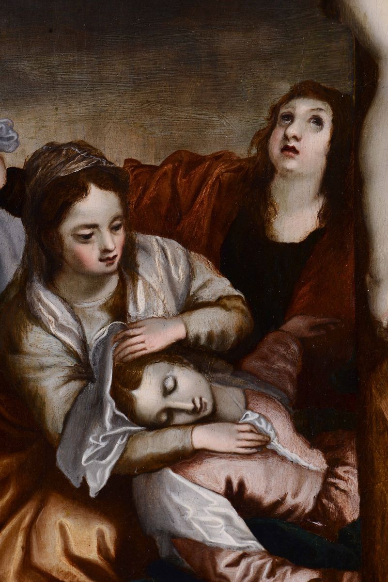 Scuola Fiamminga del XVI-XVII Secolocrocifissione