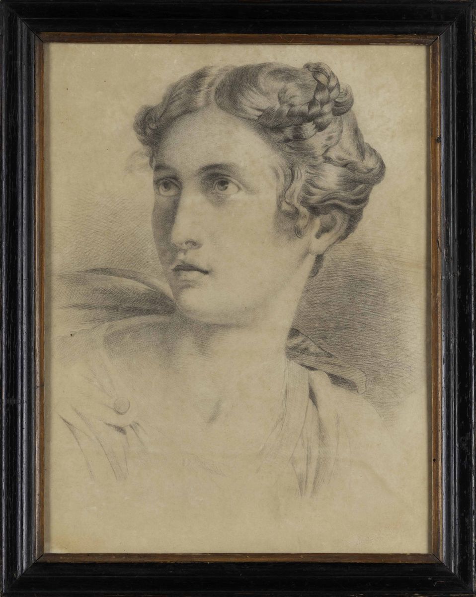 Scuola Neoclassicatesta Femminile Tratta da Raffaello