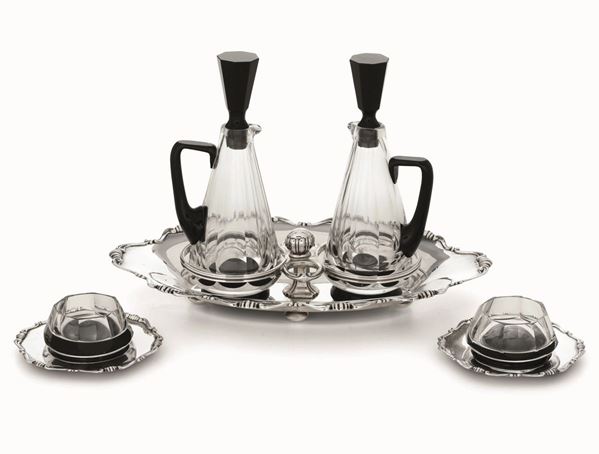 A set of silver items, Italy, 1935/45