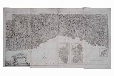 Gravier, Yves - Chaffrion, Josephcarta Topografica degli Stati della Repubblica di Genova Secondo...
