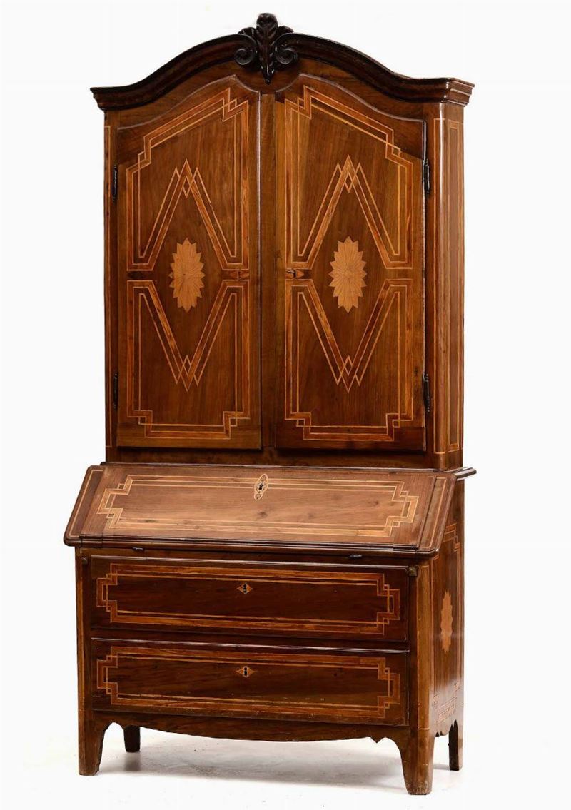 Trumeau in legno intarsiato, XVIII-XIX secolo  - Auction Antiques I - Timed Auction - Cambi Casa d'Aste