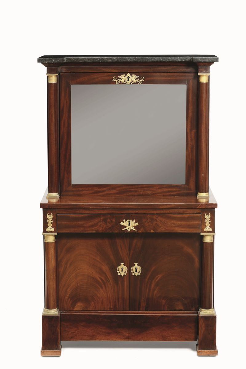 Credenza Impero a due ante, XIX secolo  - Auction Furniture | Cambi Time - Cambi Casa d'Aste