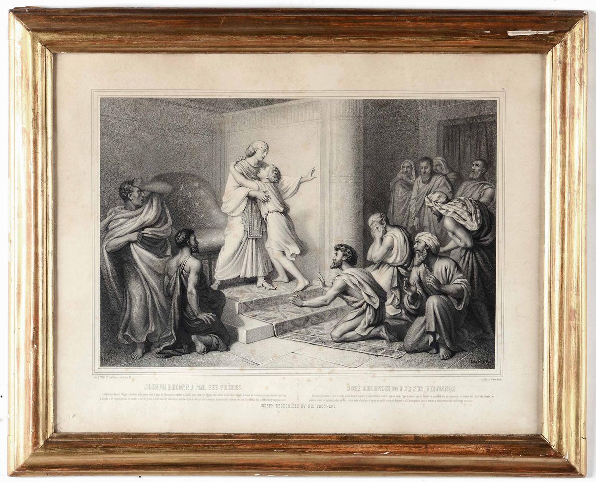 Quattro Stampe, Due in Cornici Dorate e Due in Cornici Neoclassiche