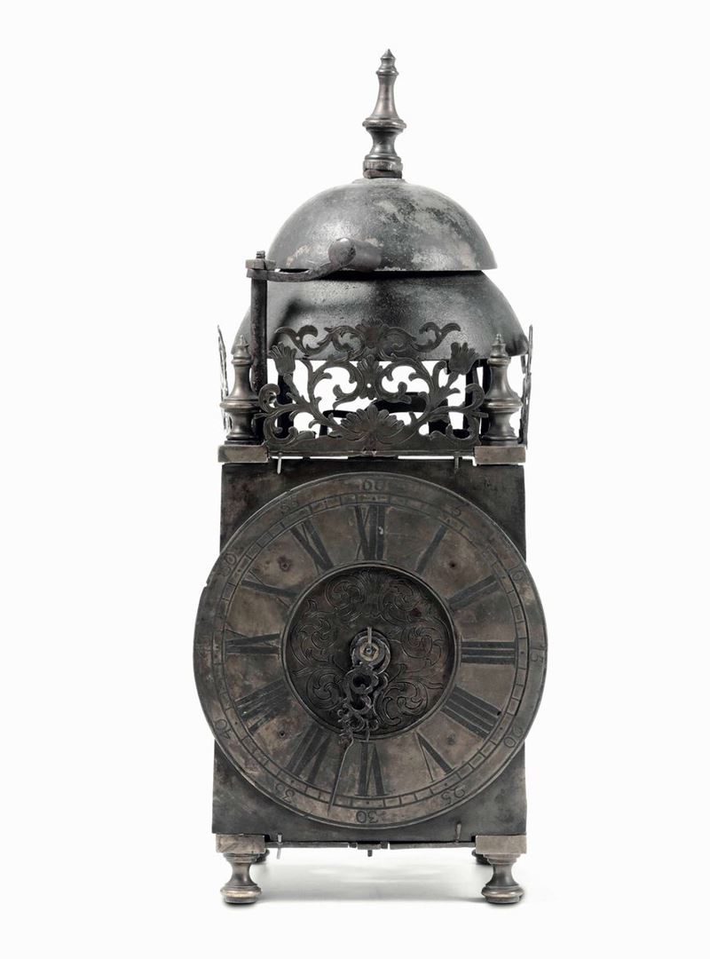 Orologio a lanterna, Bologna 1720 circa  - Asta Importanti Sculture, Arredi e Oggetti d'Arte - Cambi Casa d'Aste