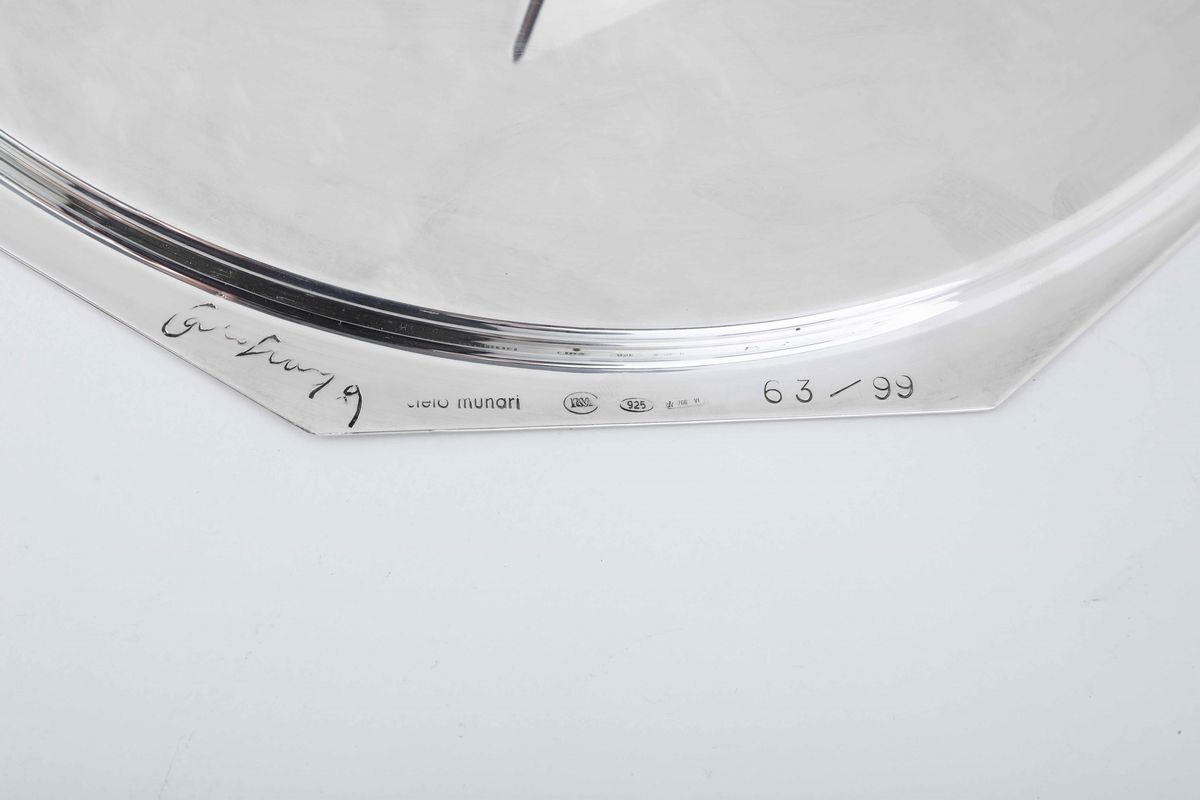 Centrotavola in Argento. Argenteria Artistica Italiana del XX Secolo, Designer Carlo Scarpa