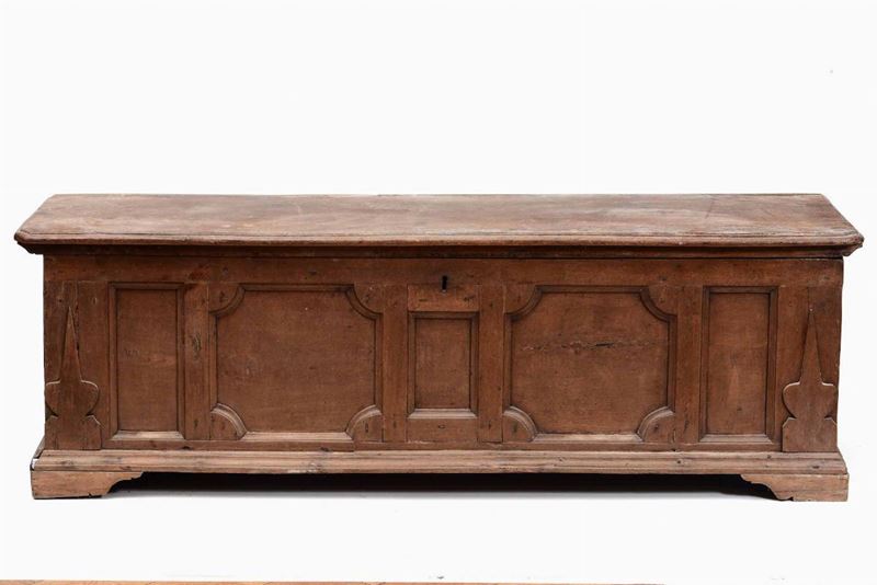 Cassapanca in legno, XVIII secolo  - Asta Antiquariato I - Asta a Tempo - Cambi Casa d'Aste