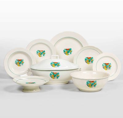 Servizio da Tavola Milano, Società Ceramica Richard San Cristoforo, 1940 Circa Probabile Modello ...