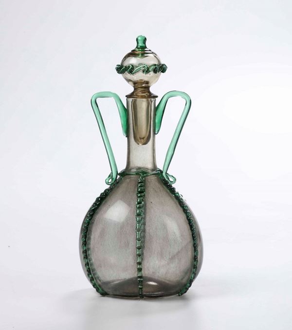 Bottiglia in vetro di Murano, XX secolo