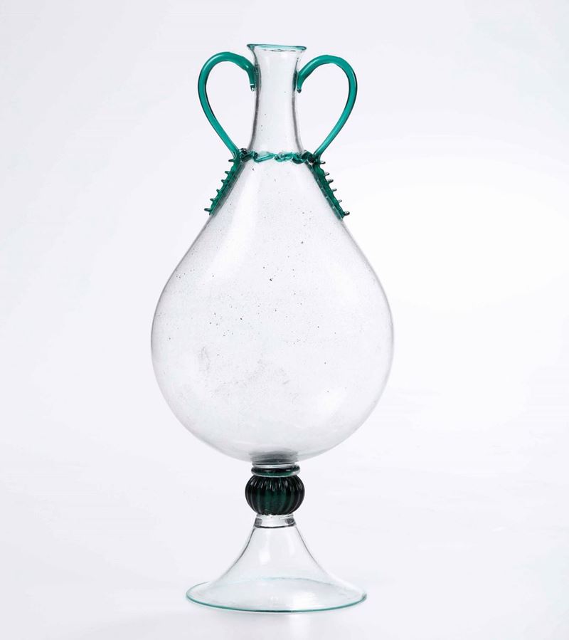 Bottiglia in vetro di Murano, XX secolo  - Auction Antiques II - Timed Auction - Cambi Casa d'Aste
