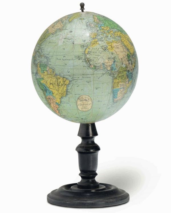 Piccolo globo terrestre, Francia inizio XX secolo