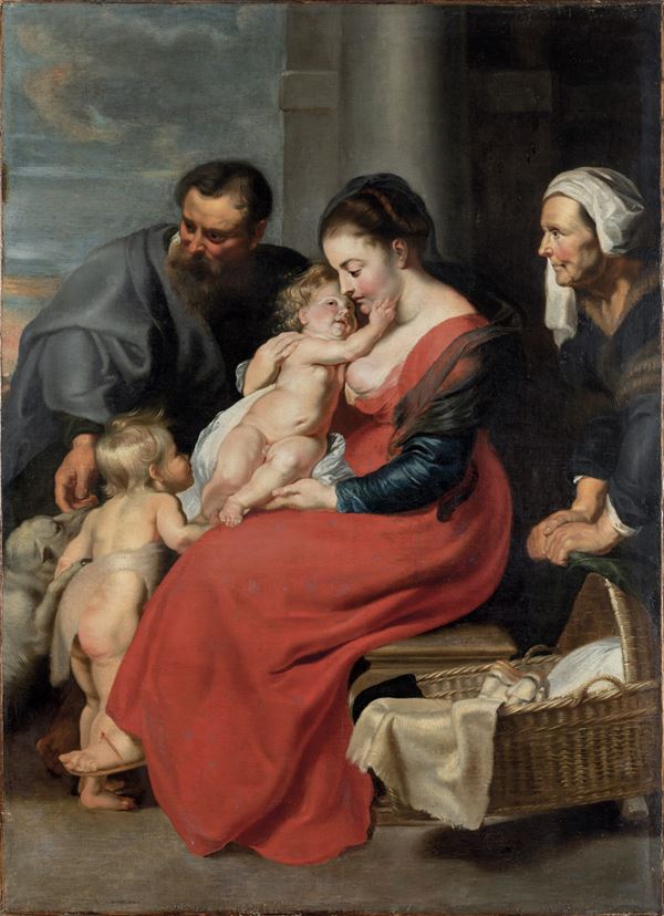 Pietro Paolo Rubens - Sacra Famiglia con San Giovannino e Sant’Anna