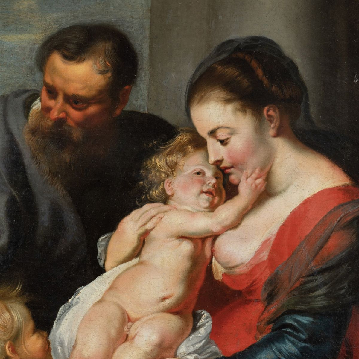 Pietro Paolo Rubens - Sacra Famiglia con San Giovannino e Sant’anna