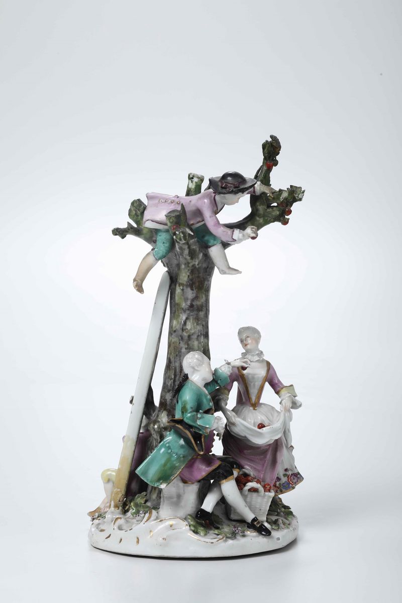 Gruppo Raccolta delle Mele Meissen, XIX Secolo